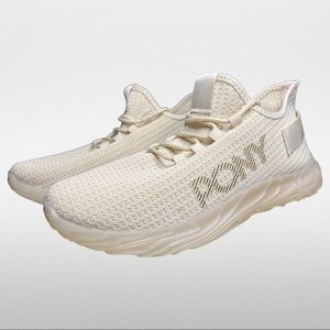 PONY TAG MEN’S RUNNING SHOE - Cream - sz 10